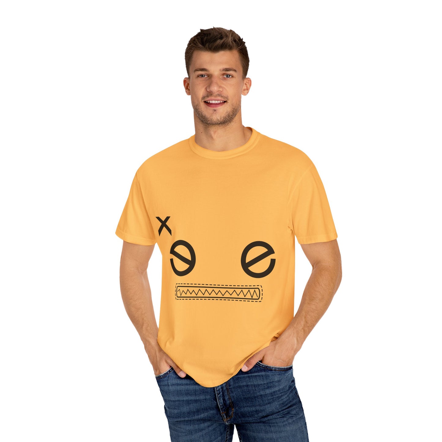 Unisex Garment-Dyed T-Shirt with Unique Graphic Design